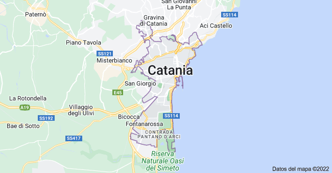 donde está Catania
